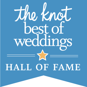 "The Knot Best of Weddings: Hall of Fame" Badge logo